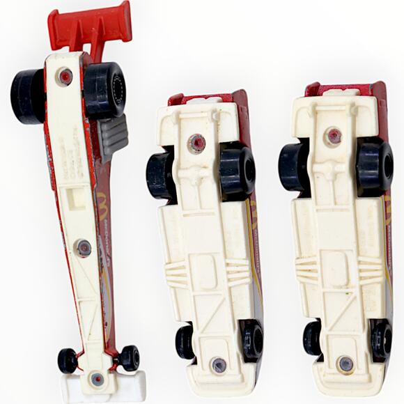 McDonald's Hot Wheels Mattel Race Cars Dragster 1:64 Vintage 1993 [Lot of 3] - Picture 4 of 9